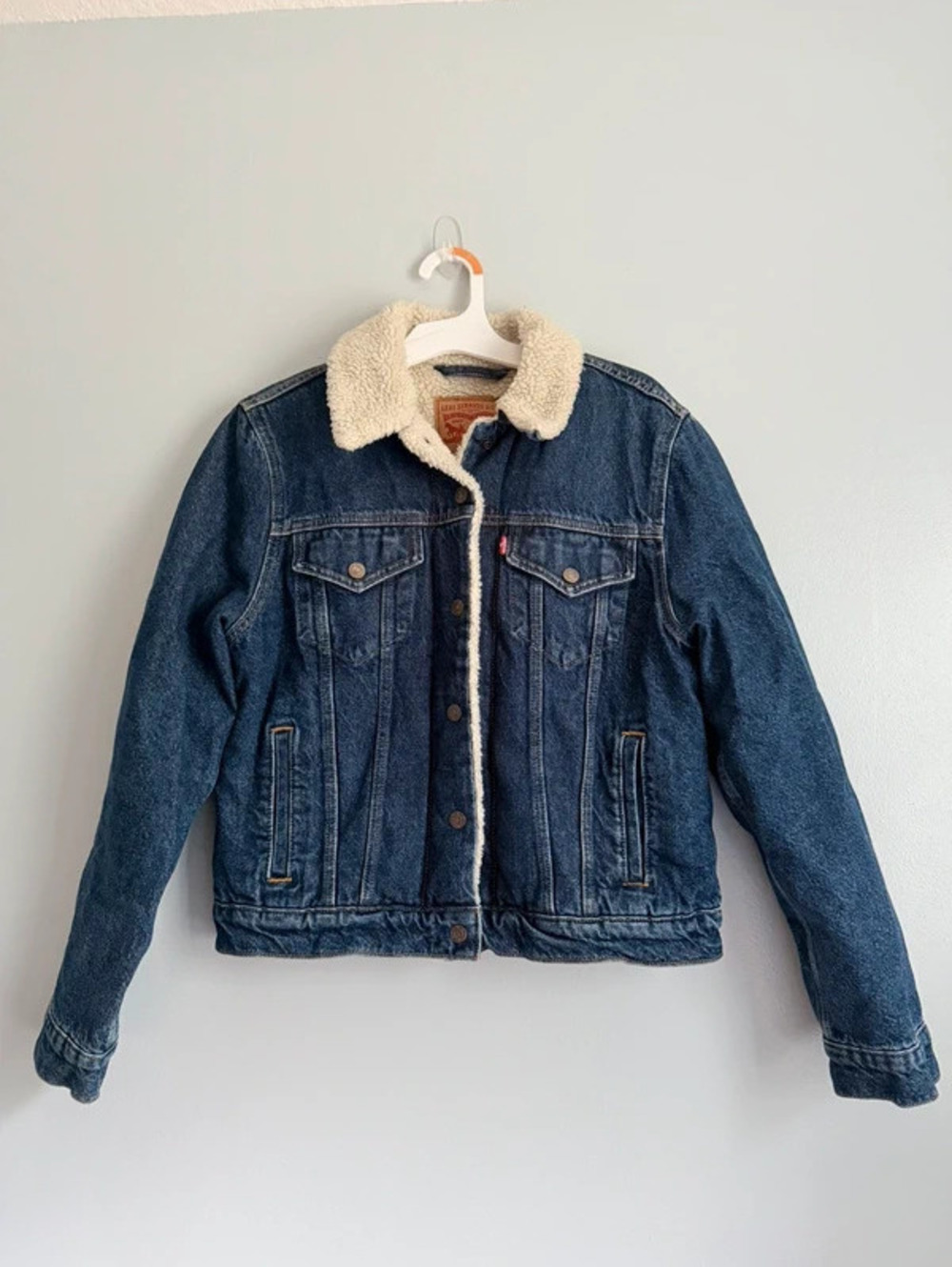 Levi’s Original Sherpa Trucker Denim Jacket Women’s Small